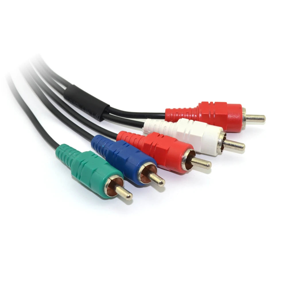 1.8M Multi Component AV cable Audio Video HD TV Cable For PS2 for PS3 Controller