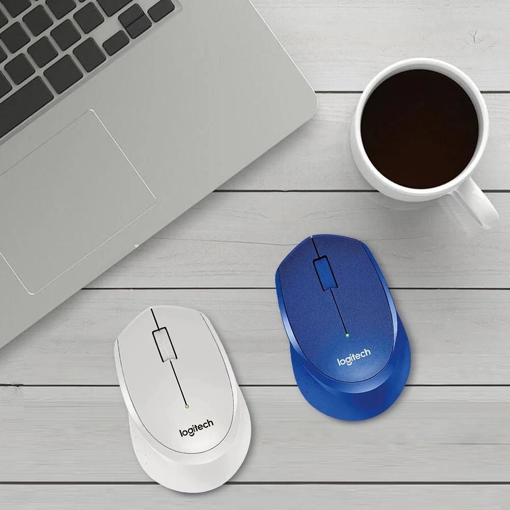 Logitech M330 2.4G Computer Wireless Mouse wi/ USB Receiver Gaming Mouse 1000 DPI Gaming Mice for PC Laptop Silent Mouse 2-10pcs