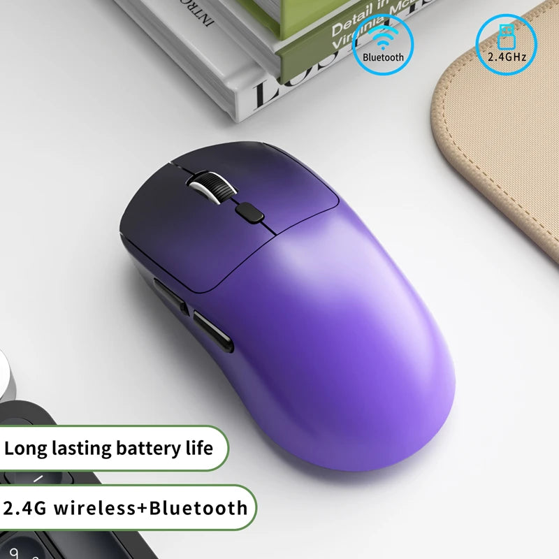Xiaomi Wireless Mouse Bluetooth 2.4G Three-Mode Rechargeable Ergonomic Silent Click Office Gaming Mice For iPad PC Laptop TV