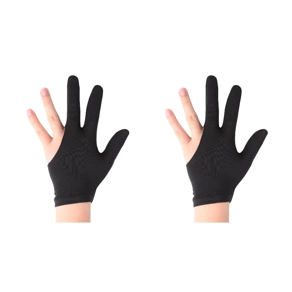 1 Pair Finger Sleeve Sweatproof Breathable Sensitive Gaming Touch Screen Fingertips Cover Thumb Gloves for PUBG Mobile Game