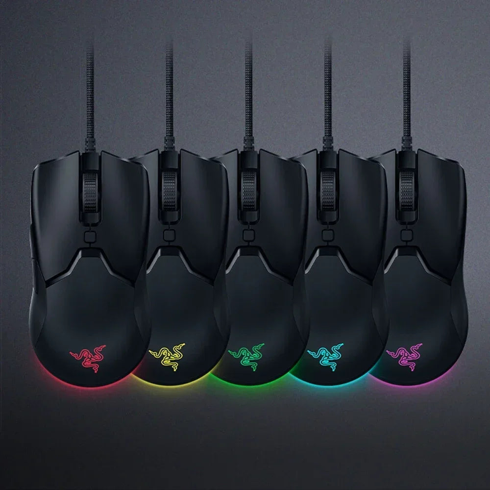 RAZER Venomous Mini Cable Gaming Competitive Mouse Special Edition 8500DPI Optical Sensor Light Cable Computer Periphera