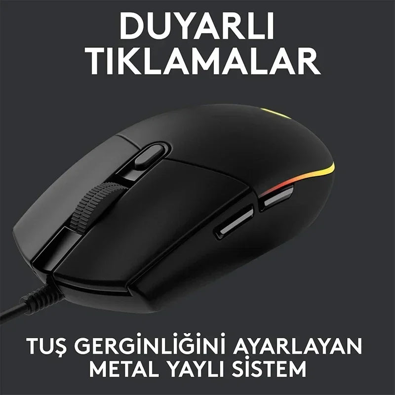 Original Logitech Gaming Mouse G102 USB Type A 8000 DPI PC / Mac / Laptop Laptop Accessories Mouse
