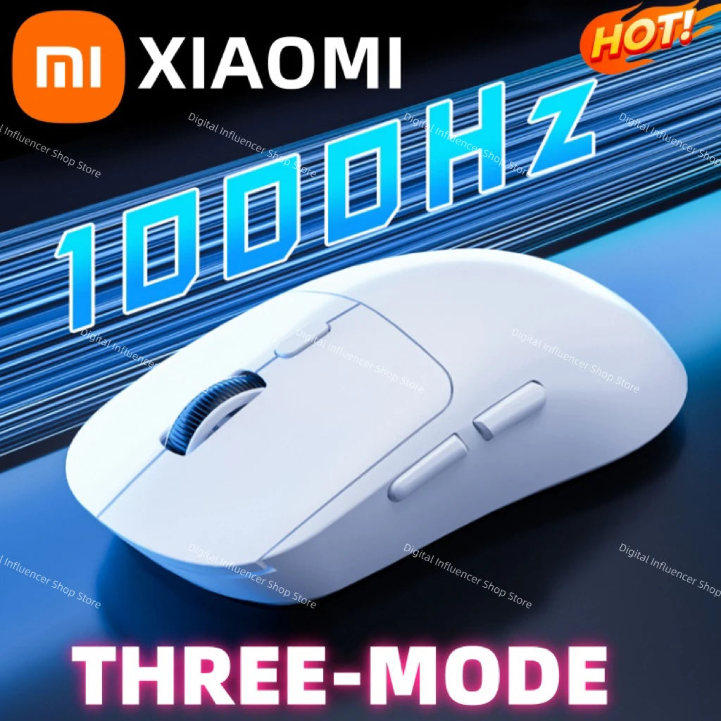 Xiaomi Wireless Mouse Bluetooth 2.4G Three-Mode Rechargeable Ergonomic Silent Click Office Gaming Mice For iPad PC Laptop TV