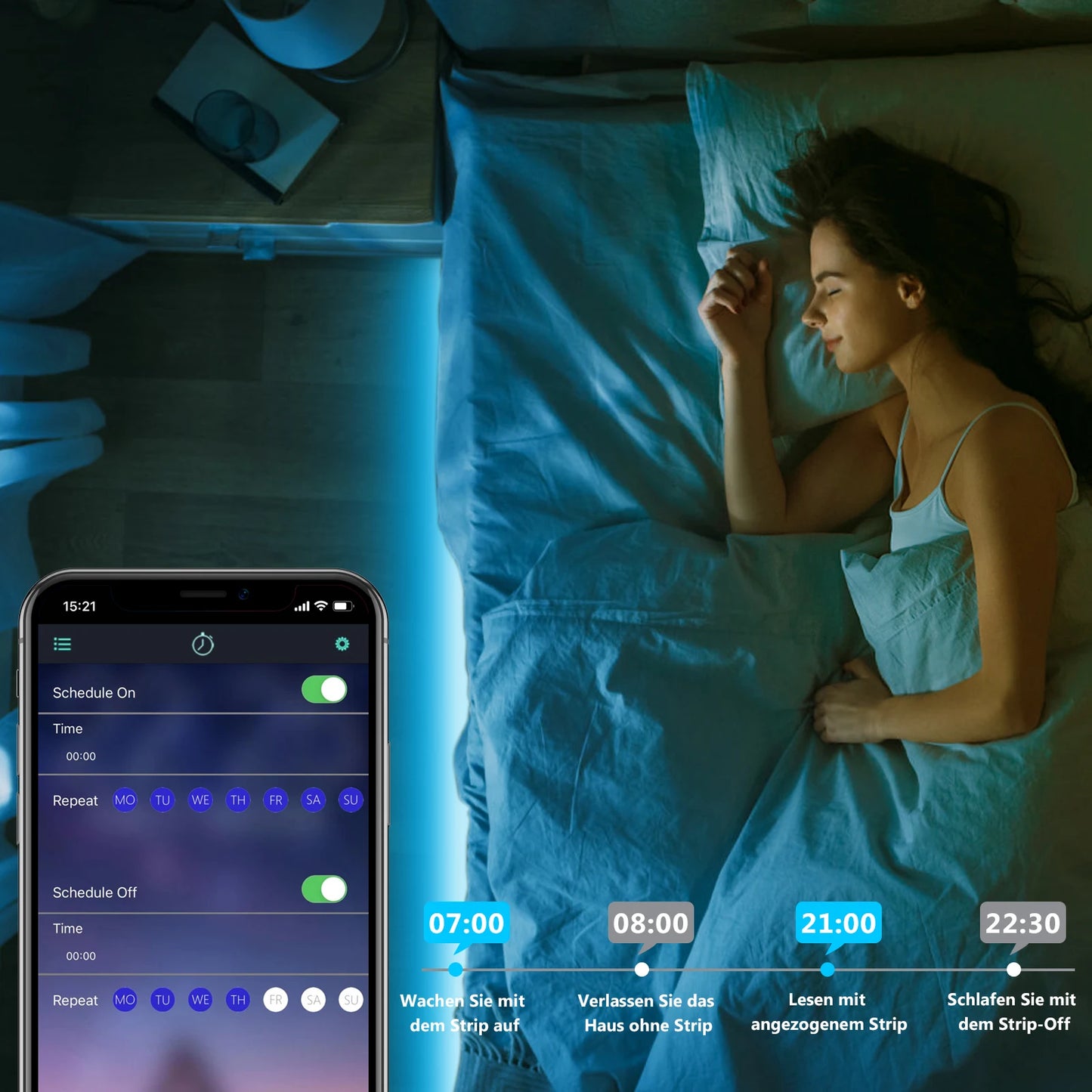 Smart RGB Neon LED Strip 1/2/3/5m Waterproof USB Neon Strip Tuya APP Remote Flexible Ribbon for DIY Neon Deocoration Lighting