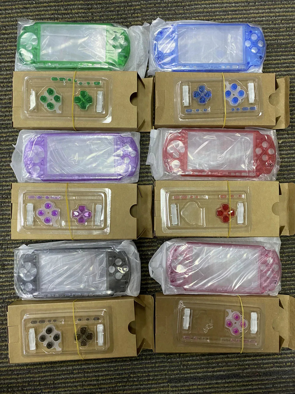 Replacement Faceplate Shell for PSP3000 Game Console Housing Case Cover with Buttons Kit for PSP 3000 3006 3008 095 New
