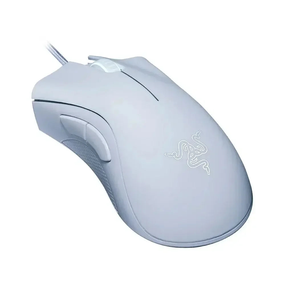 Razer DeathAdder Essential Wired Gaming Mouse Mice 6400DPI Optical Sensor 5 Independently Buttons for PC Gamer Black White