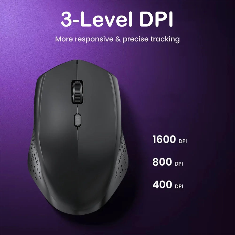 Dual-Mode Bluetooth 5.2 Mouse 2.4G Wireless Mouse Silent Mouse Rechargeable Mouse 1600DPI Gaming Mouse For PC Laptop Win Mac OS
