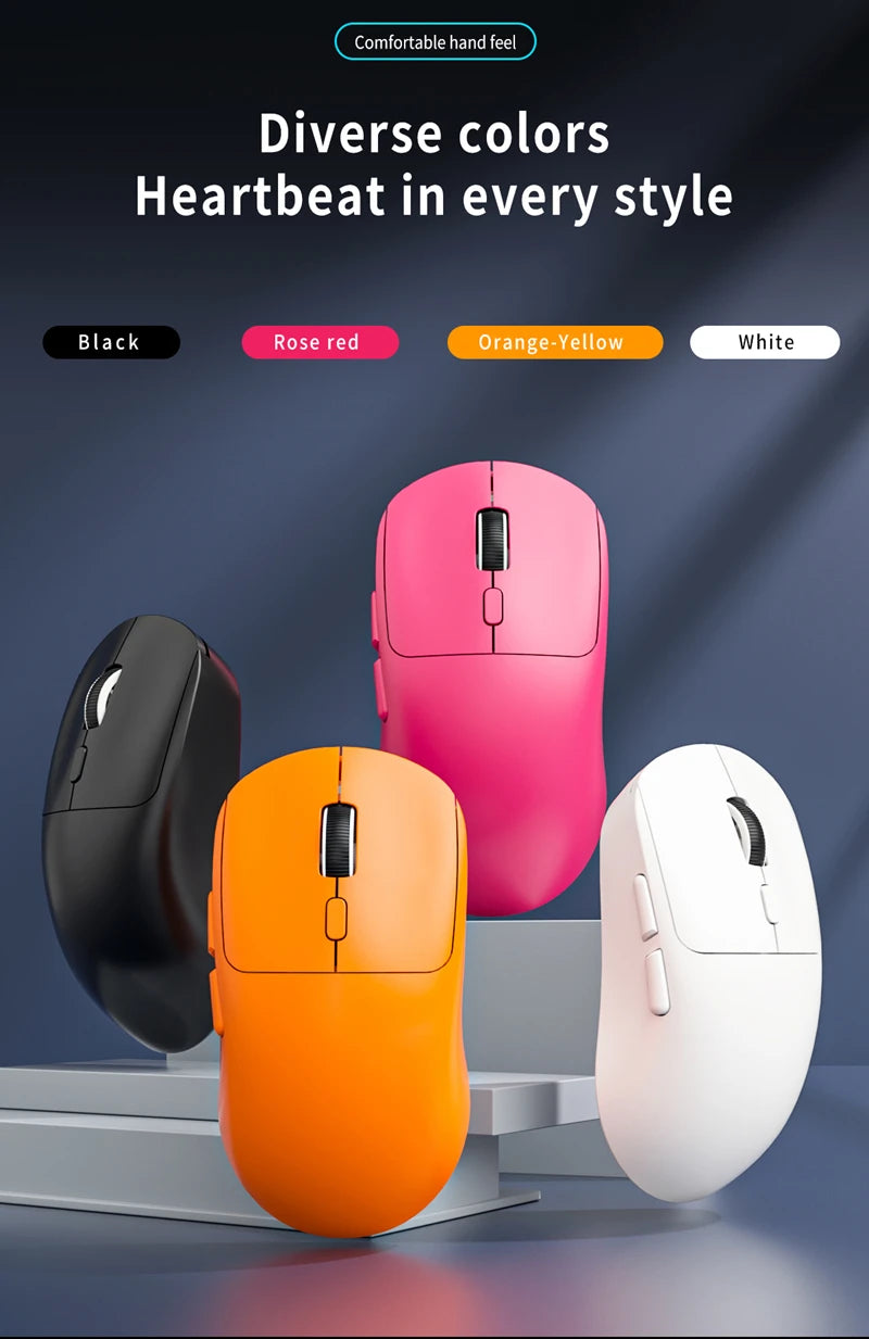 Xiaomi Wireless Mouse Bluetooth 2.4G Three-Mode Rechargeable Ergonomic Silent Click Office Gaming Mice For iPad PC Laptop TV