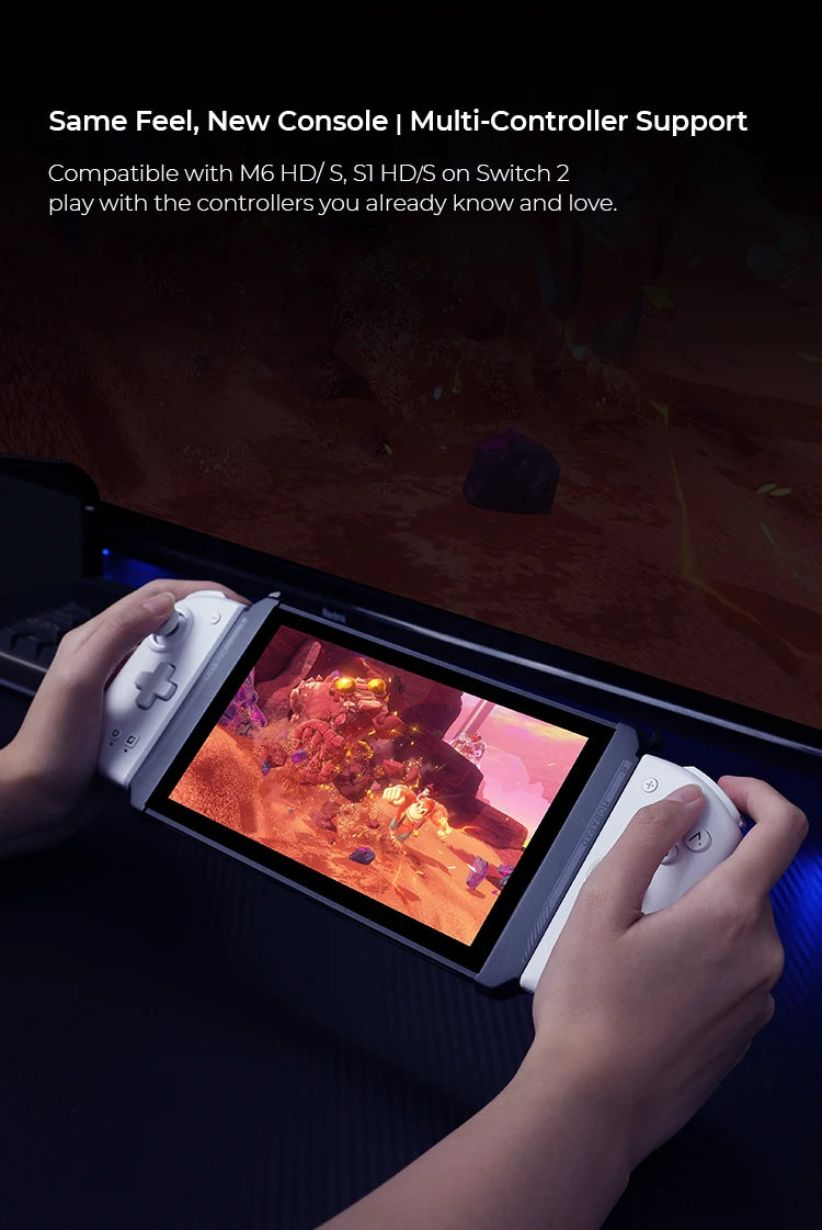MOBAPAD C70 For JoyCon Adapter for Nintendo Switch 1 JoyPad, For M6 HD M6S S1 S S1 HD Controller Gamepad Accessories Switch 2