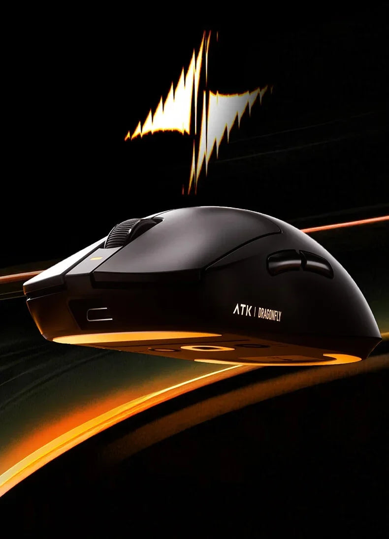 ATK Dragonfly A9 Ultra Mouse Paw3950 2 Modes Wireless Mouse 8000Hz Lightweight Gaming Mice PC Accessories For FPS Gamer Custom