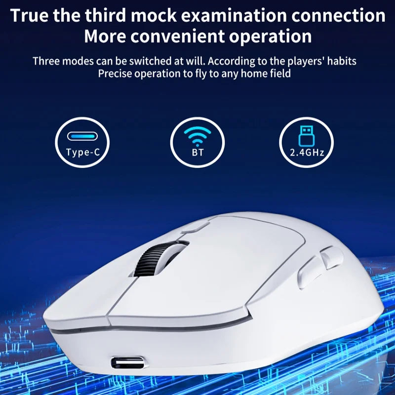 Xiaomi Wireless Mouse Bluetooth 2.4G Three-Mode Rechargeable Ergonomic Silent Click Office Gaming Mice For iPad PC Laptop TV