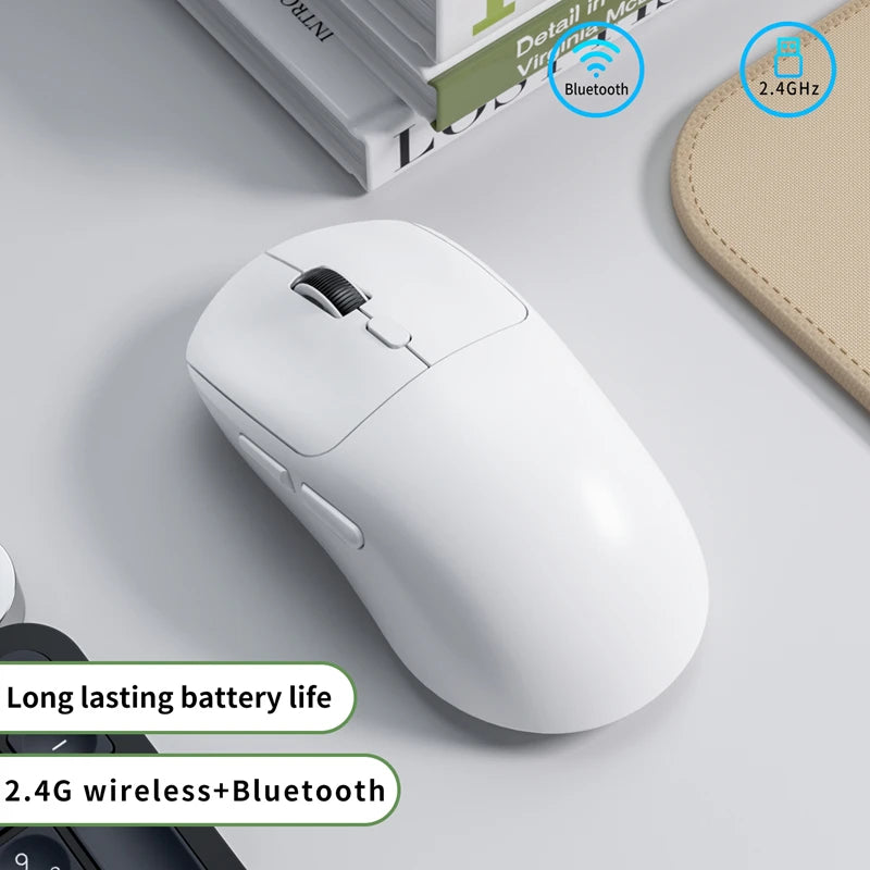 Xiaomi Wireless Mouse Bluetooth 2.4G Three-Mode Rechargeable Ergonomic Silent Click Office Gaming Mice For iPad PC Laptop TV