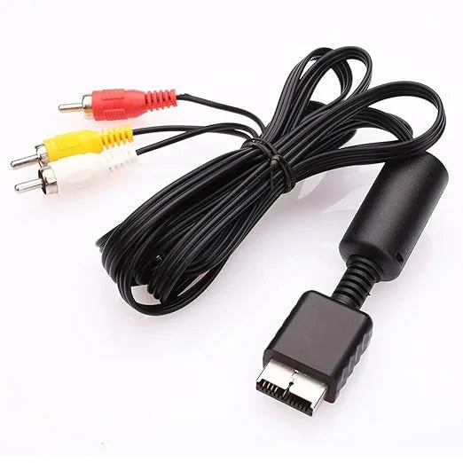 1.8m AV Audio Cable Game Composite 3 RCA Copper for Sony PS2/PS3/PS1 Console Wire AV Cable for PlayStation 1 2 3 Accessories