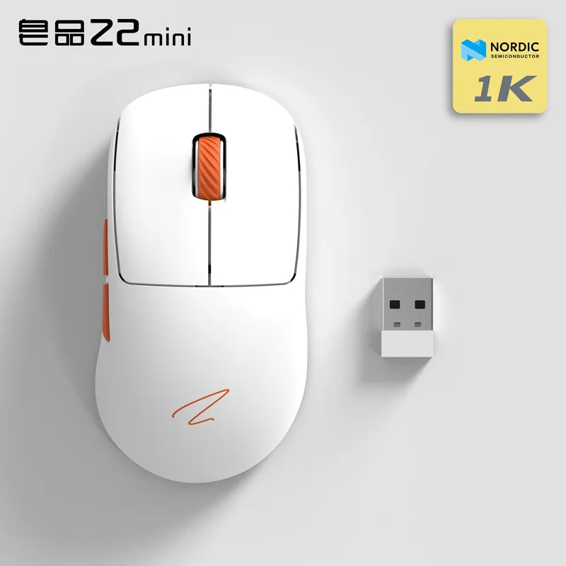 Zaopin Z2 Mini Max Wireless Mouse 4k/8k Bluetooth Tri Mode Paw3395/3950 Lightweight Ergonomics Low Latency Custom Gaming Mouse