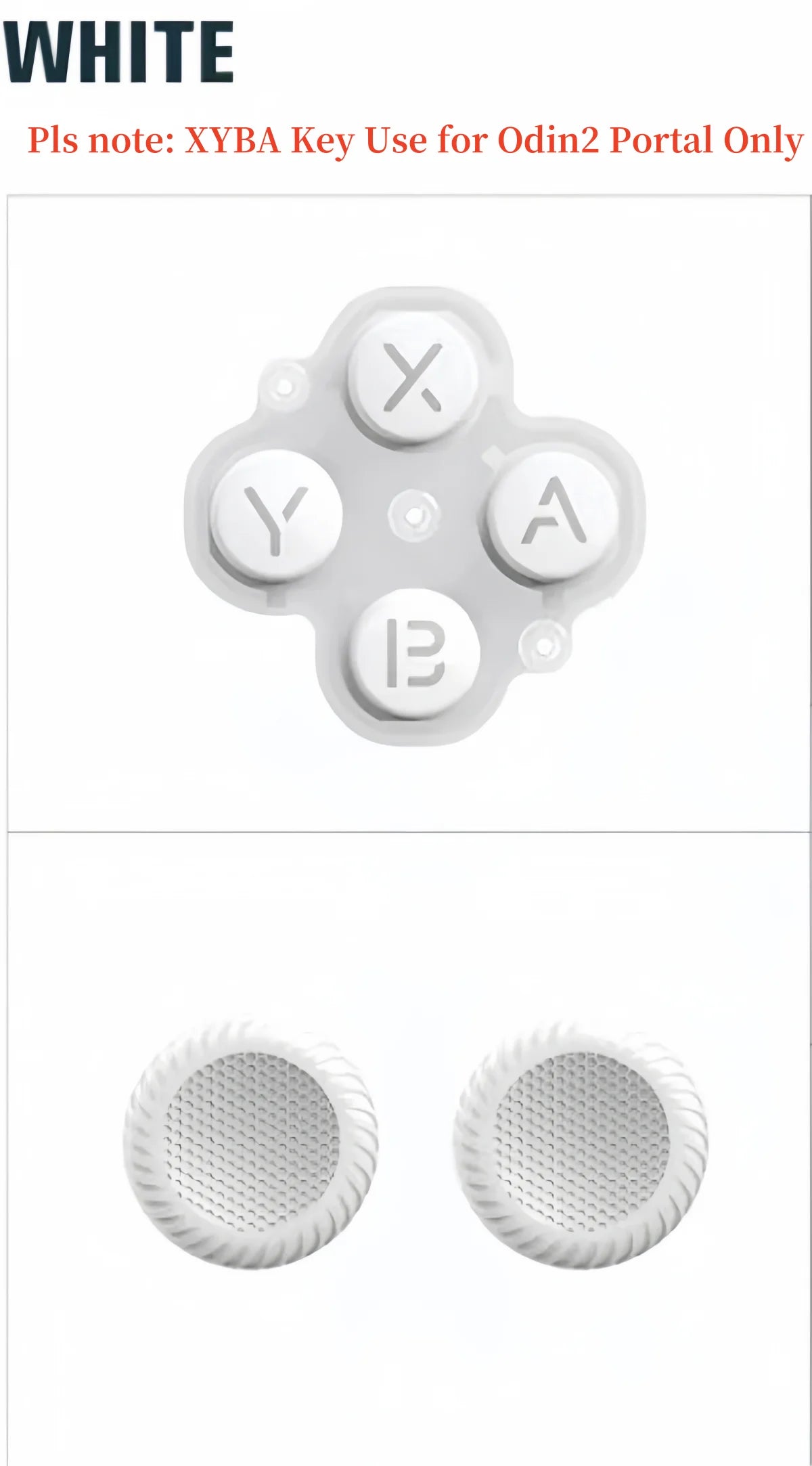Original Odin Joystick Cap Key Replacement Kit For Odin 2 Portal/Odin 2 Mini/Odin 2 Game Console Rocker Caps With X A B Y Keys