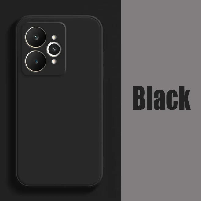 For Realme 15 Pro 5G Case For Case for Realme 15 5G Cover Liquid Silicone TPU Shockproof Monochrome Phone Case for Realme 15 Pro