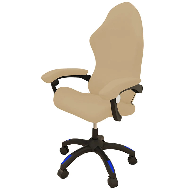 1pc seat cover, gaming chair cover, zipper closure, dust-proof and stain-proof, gaming chair cover, furniture protection cover,