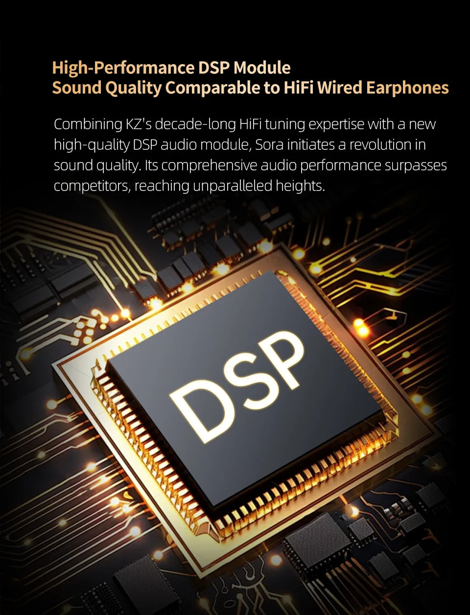 KZ Sora True Wireless Stereo TWS Bluetooth 5.4 high-quality wireless high-fidelity music in-ear headphones