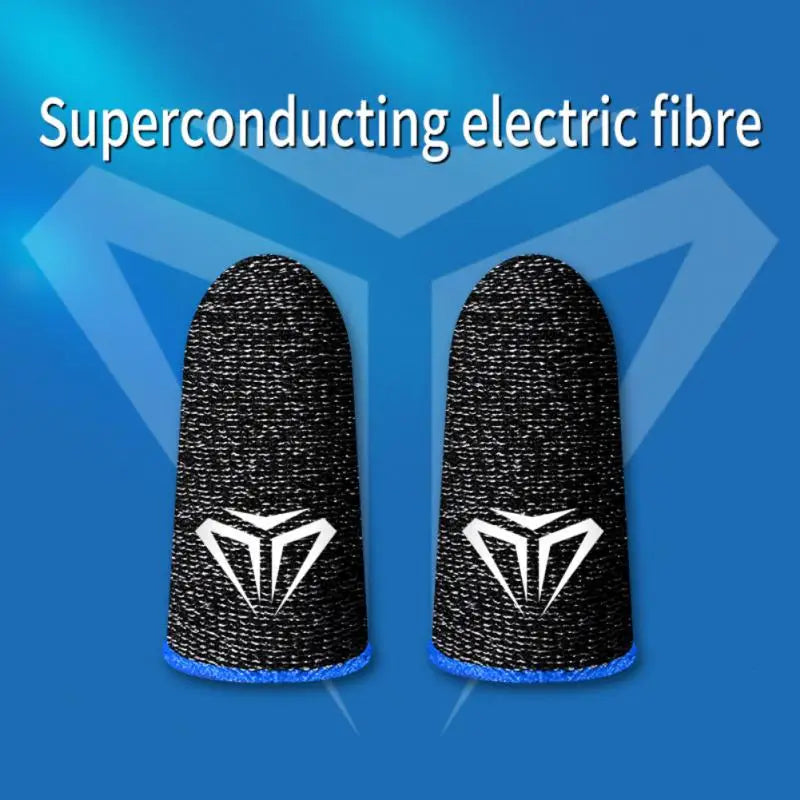 5pair(10pcs) Finger Sleeves Phone Gaming Hand Antiskid Controller Gloves Anti Sweat Breathable Seamless Touchscreen Finger Cover