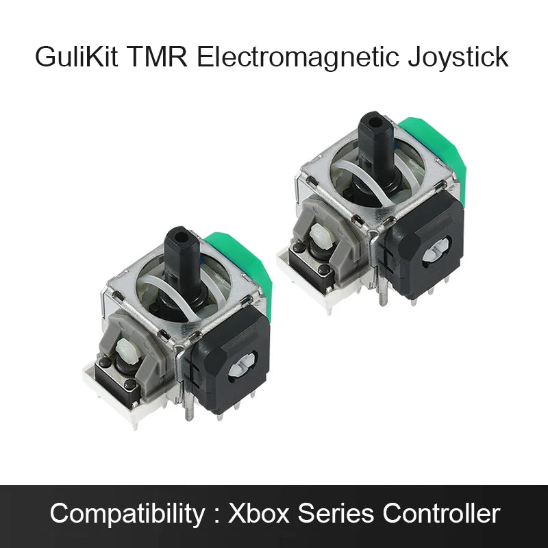 GuliKit TMR Electromagnetic Joystick with Stick Cap for PS4 PS5/PS5 Edge Gamepad for Switch Pro Xbox Series Controller Repair
