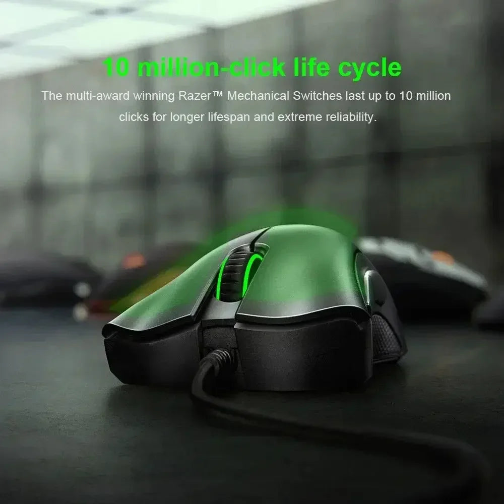 RAZER Venomous Mini Cable Gaming Competitive Mouse Special Edition 8500DPI Optical Sensor Light Cable Computer Periphera