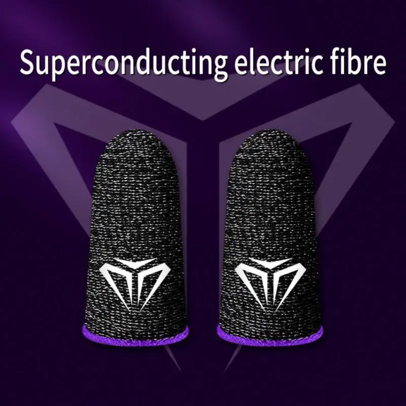5pair(10pcs) Finger Sleeves Phone Gaming Hand Antiskid Controller Gloves Anti Sweat Breathable Seamless Touchscreen Finger Cover