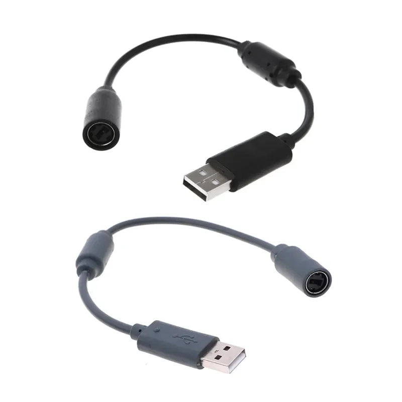 USB Breakaway Cable Adapter Cord Replacement Dongle Extension Adapter Wire Cable Line for xbox 360 Game Controller