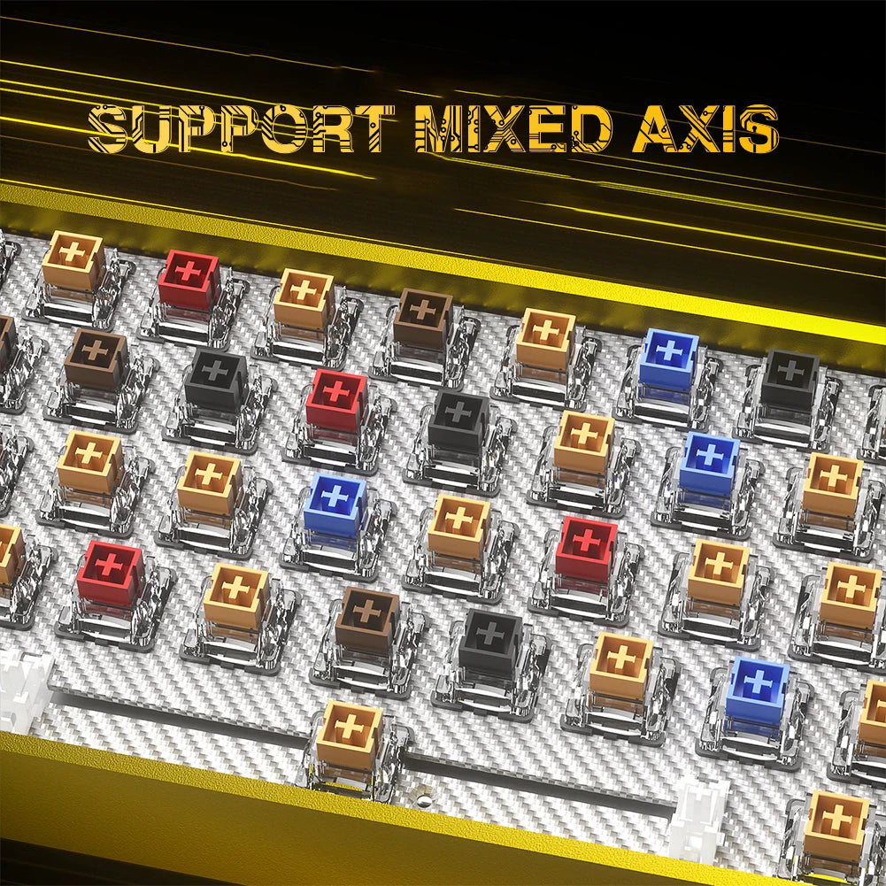 AULA WIN68HE Ultra Gaming Keyboard Full CNC Aluminum Case Rapid Trigger 8K Return Esports High-end Custom Version