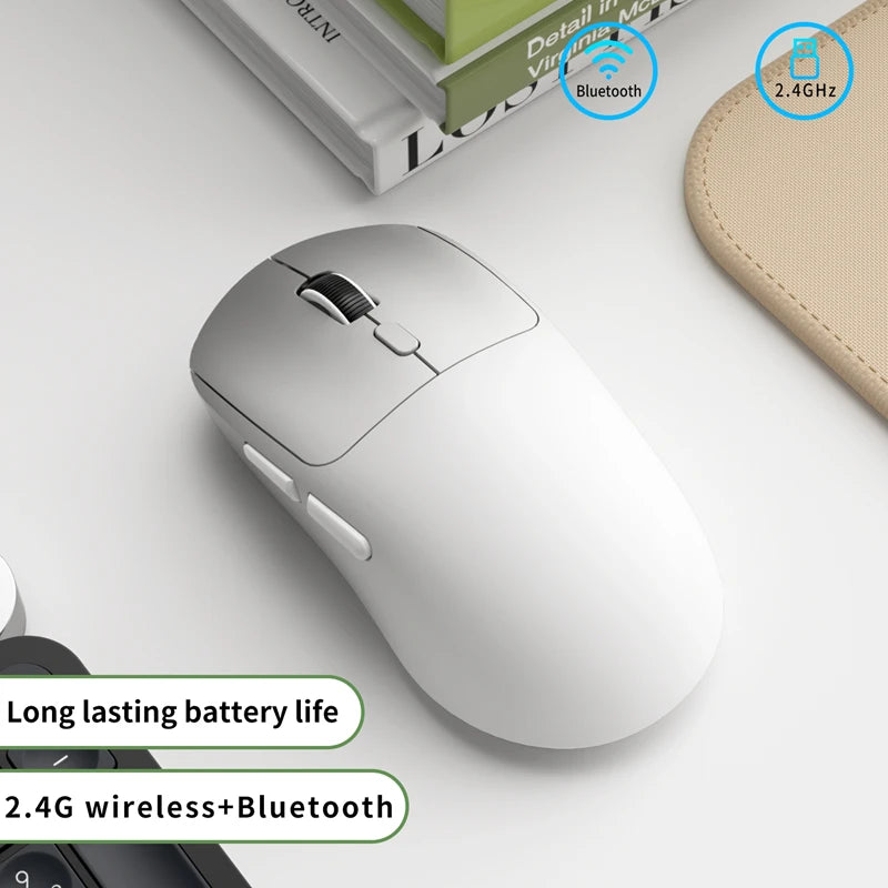 Xiaomi Wireless Mouse Bluetooth 2.4G Three-Mode Rechargeable Ergonomic Silent Click Office Gaming Mice For iPad PC Laptop TV