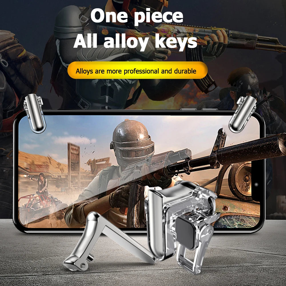 Controller Button Gamepad Mobile Game PUBG Mobile Trigger Grip Gamepad Fire Button Shooter Phone Controllers 2x