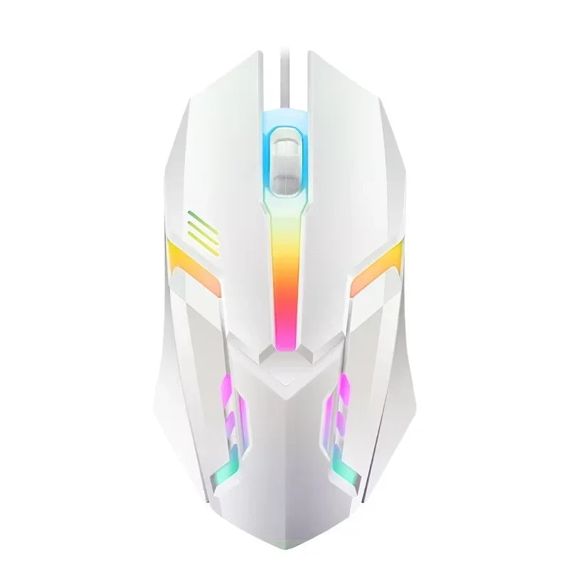 USB Wired Gaming Mouse LED Luminous Backlit Mouse 3D Ergonomic Adjustable Optical Mice for PC Gamer Computer Desktop