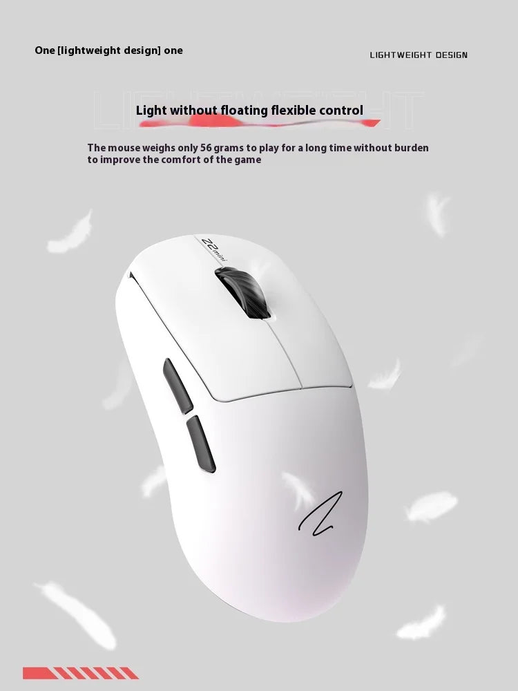 Zaopin Z2 Mini Max Wireless Mouse 4k/8k Bluetooth Tri Mode Paw3395/3950 Lightweight Ergonomics Low Latency Custom Gaming Mouse