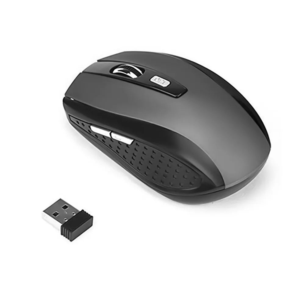 2.4G USB 1600DPI Optical Wireless Mouse 6D for Computer Laptop Gaming Mice Ergonomically-designed Wireless Mouse