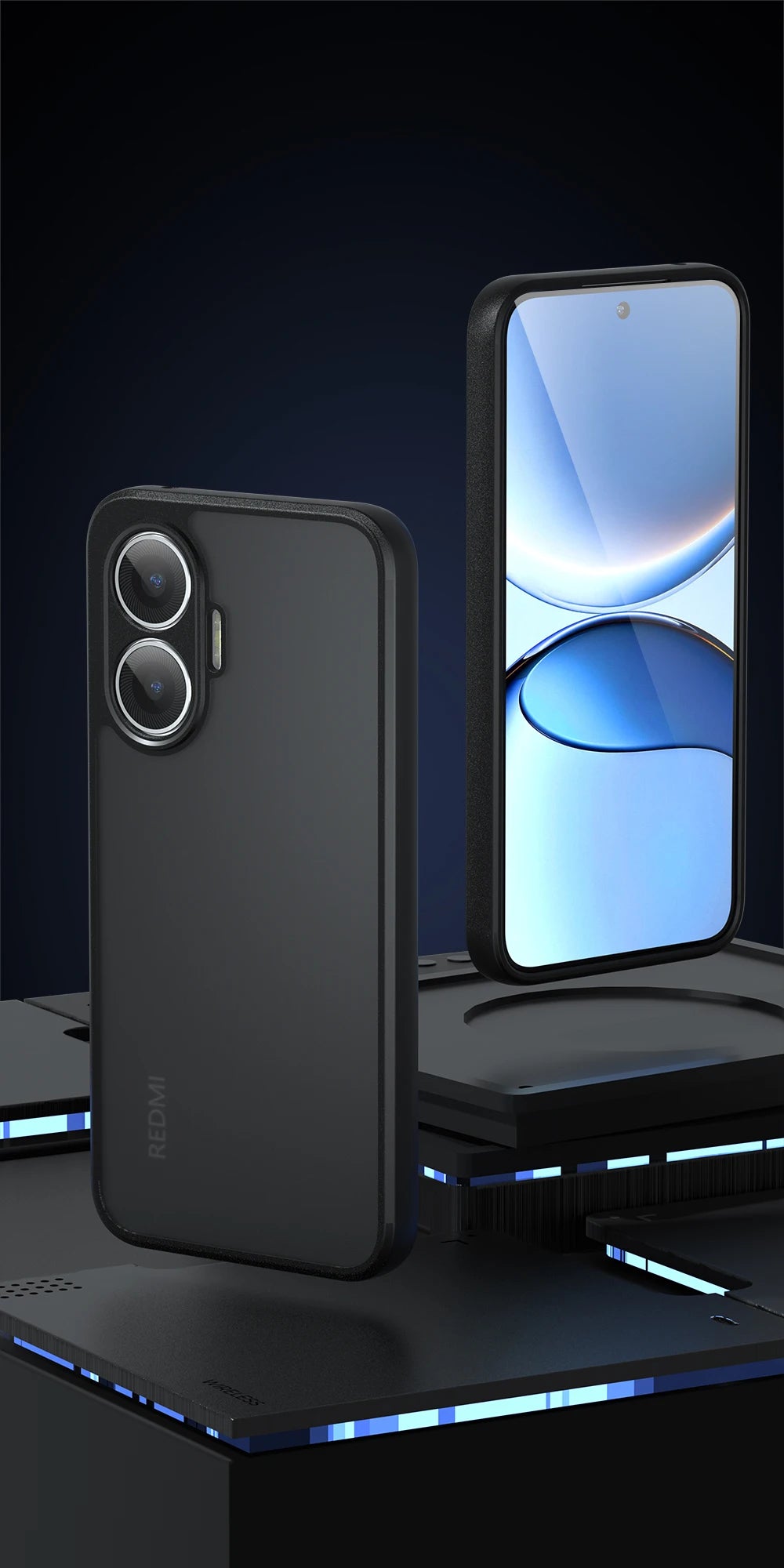 For Redmi Turbo 4 Pro case for Turbo4 Pro cover Simple black matte shell Anti-fingerprint phone case Case For Poco F7 Turbo4 Pro