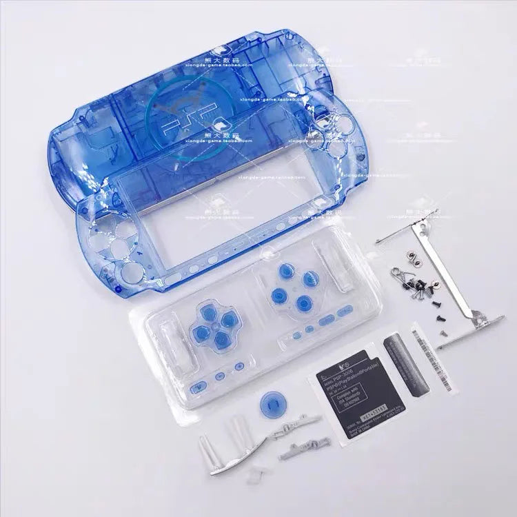 Replacement Faceplate Shell for PSP3000 Game Console Housing Case Cover with Buttons Kit for PSP 3000 3006 3008 095 New