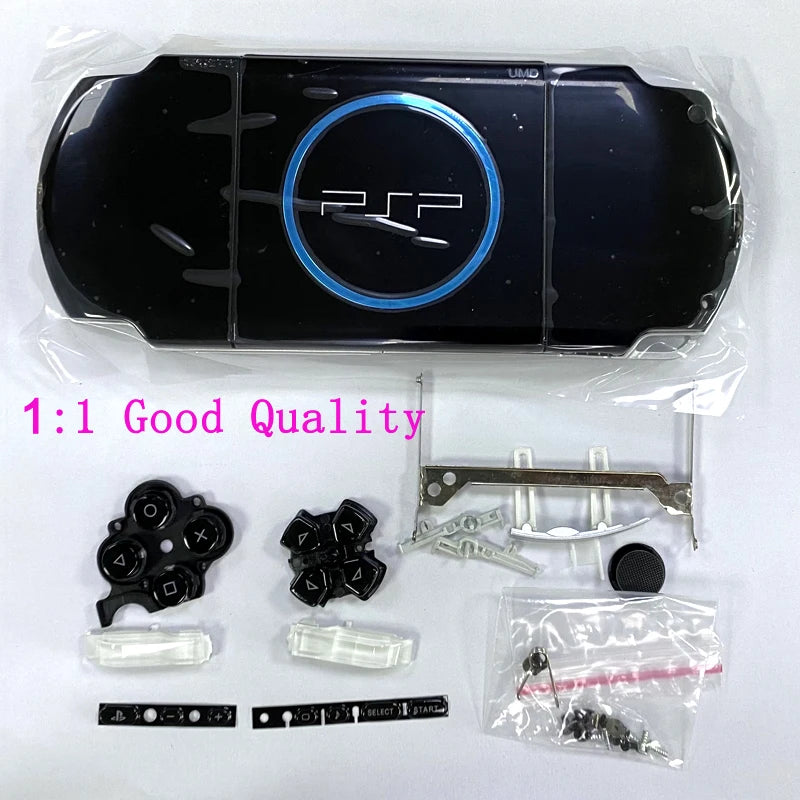 Replacement Faceplate Shell for PSP3000 Game Console Housing Case Cover with Buttons Kit for PSP 3000 3006 3008 095 New