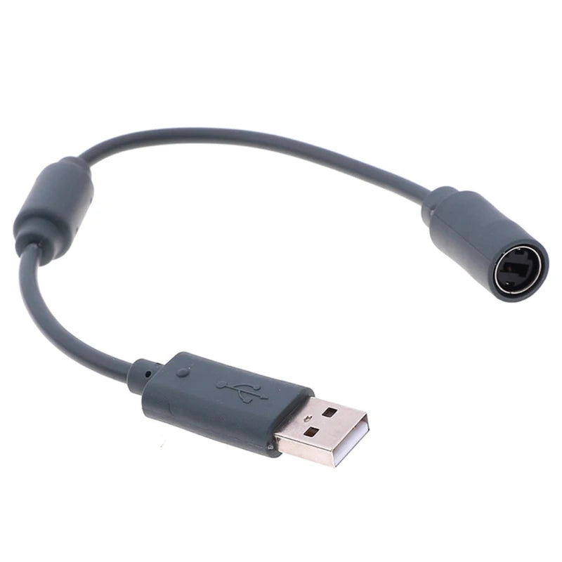 USB Breakaway Cable Adapter Cord Replacement Dongle Extension Adapter Wire Cable Line for xbox 360 Game Controller