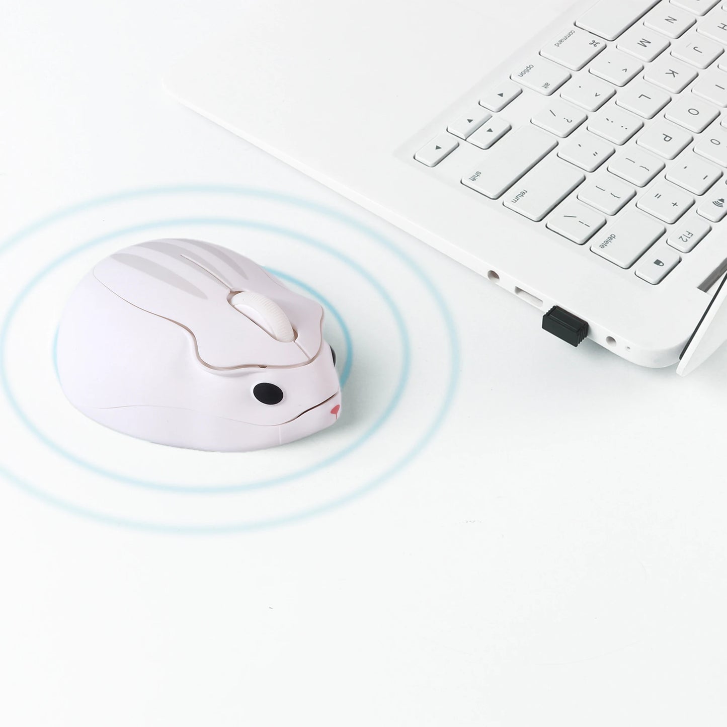New Cute 2.4G Wireless Mouse Ergonomic Optical USB Mice Kawaii Cartoon Hamster Mouse For PC Laptop Tablet Computer Kids Gift