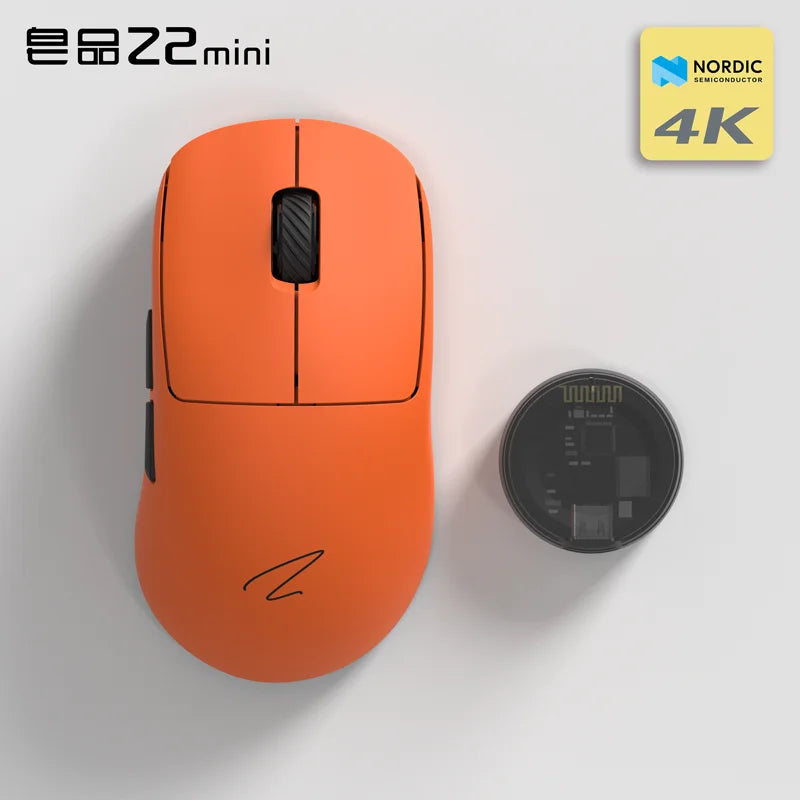 Zaopin Z2 Mini Max Wireless Mouse 4k/8k Bluetooth Tri Mode Paw3395/3950 Lightweight Ergonomics Low Latency Custom Gaming Mouse