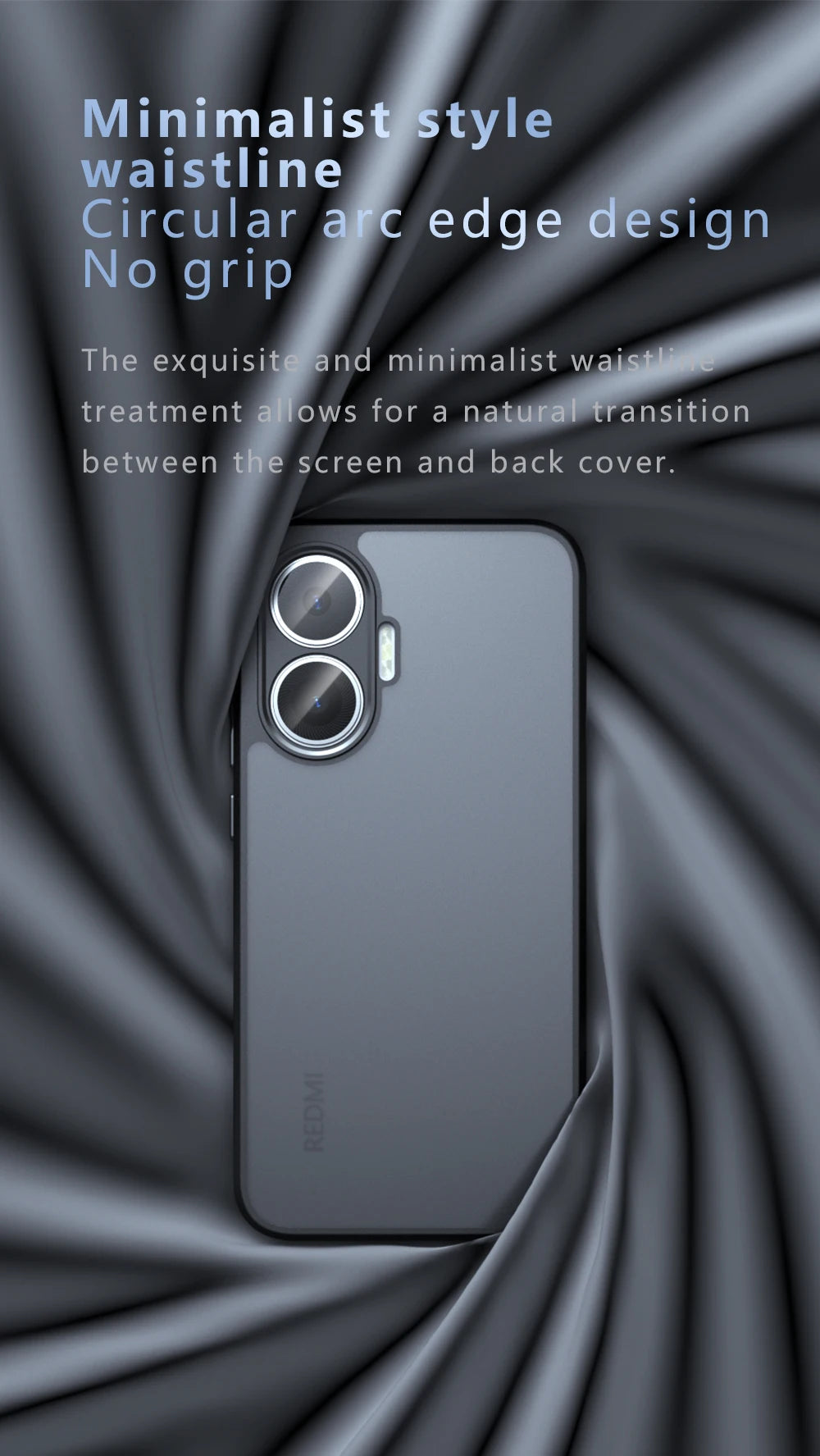For Redmi Turbo 4 Pro case for Turbo4 Pro cover Simple black matte shell Anti-fingerprint phone case Case For Poco F7 Turbo4 Pro
