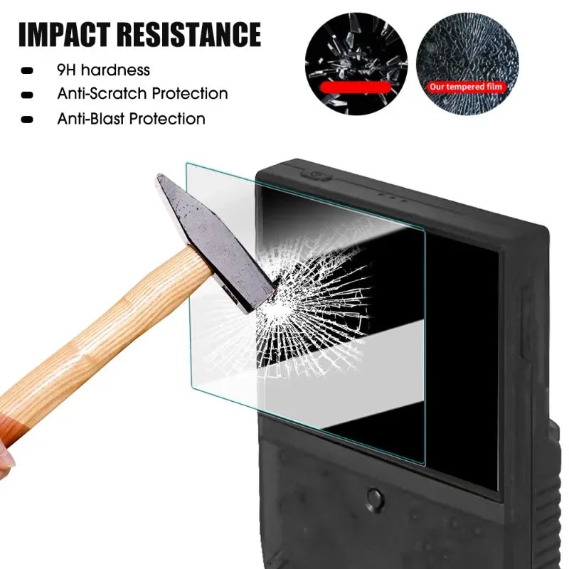 For MIYOO Mini Plus Tempered Glass Film Protective HD Hard Screen Flim Protector Cover for MIYOO Mini Game Console Accessories