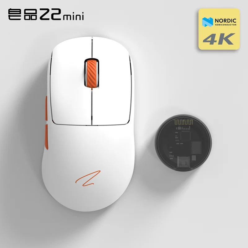 Zaopin Z2 Mini Max Wireless Mouse 4k/8k Bluetooth Tri Mode Paw3395/3950 Lightweight Ergonomics Low Latency Custom Gaming Mouse