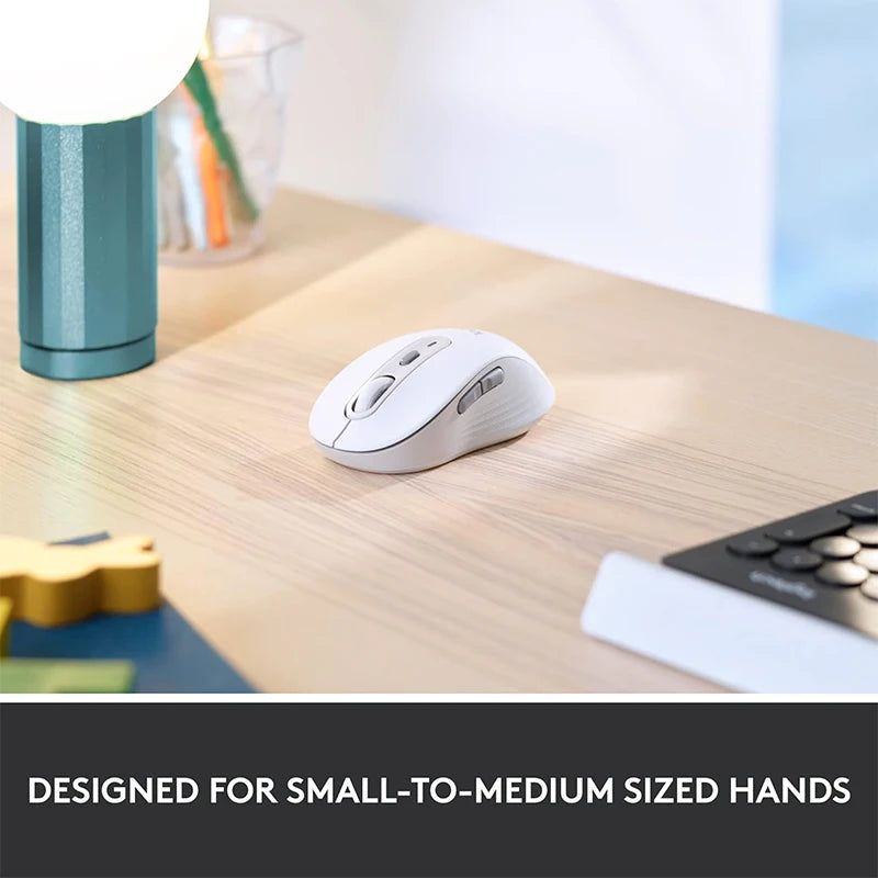 Logitech Signature M650/M650L 2.4Ghz Bluetooth Wireless Mouse - For Small to Medium Sized Hands Silent Clicks Notebook Mouse