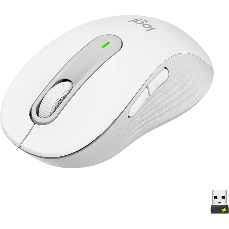 Logitech Signature M650/M650L 2.4Ghz Bluetooth Wireless Mouse - For Small to Medium Sized Hands Silent Clicks Notebook Mouse