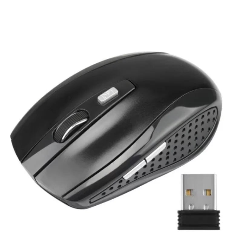 2.4G USB 1600DPI Optical Wireless Mouse 6D for Computer Laptop Gaming Mice Ergonomically-designed Wireless Mouse