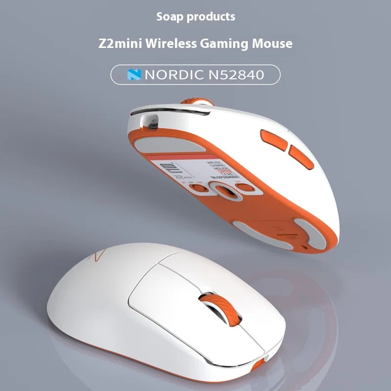 Zaopin Z2 Mini Max Wireless Mouse 4k/8k Bluetooth Tri Mode Paw3395/3950 Lightweight Ergonomics Low Latency Custom Gaming Mouse