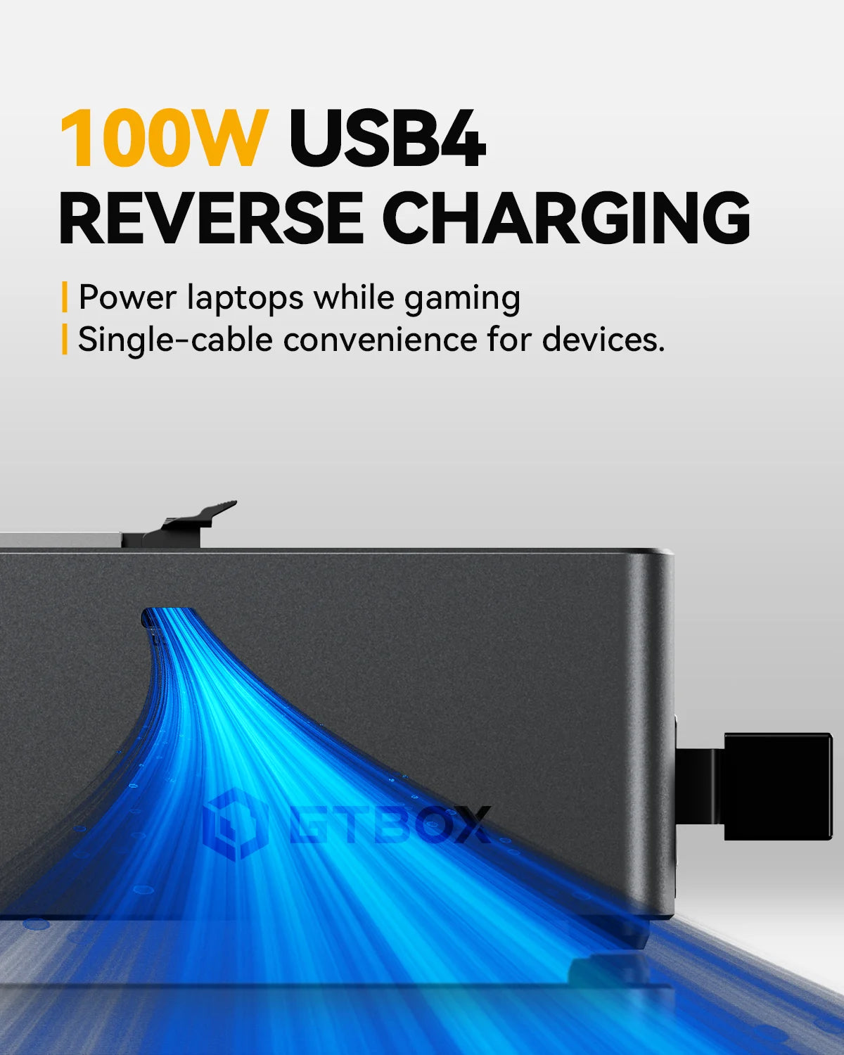 GTBOX G-DOCK External Graphics Card Dock with OCulink USB4, Built-in Huntkey 800W Power Supplyfor Gaming PC EGPU Docking Station