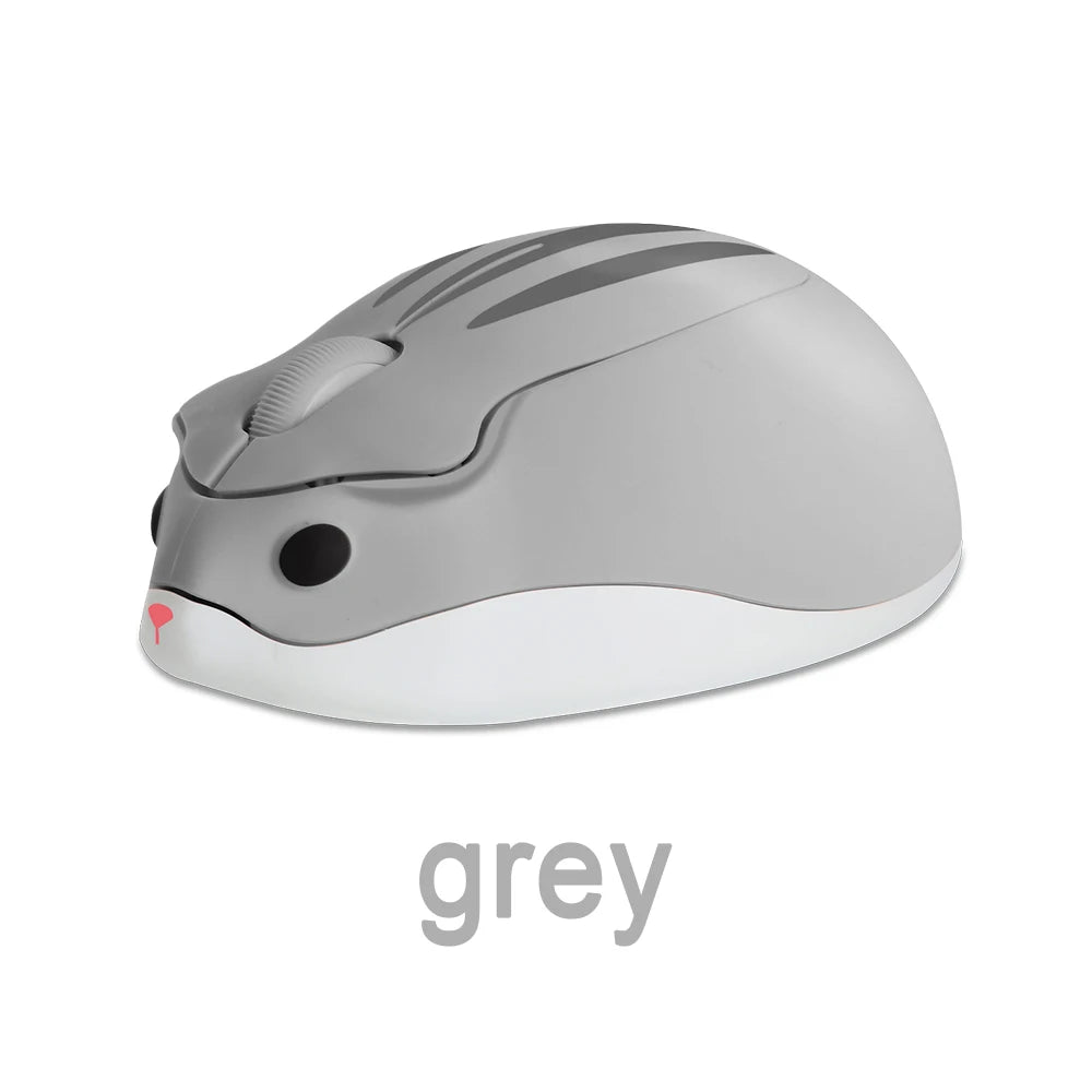 New Cute 2.4G Wireless Mouse Ergonomic Optical USB Mice Kawaii Cartoon Hamster Mouse For PC Laptop Tablet Computer Kids Gift