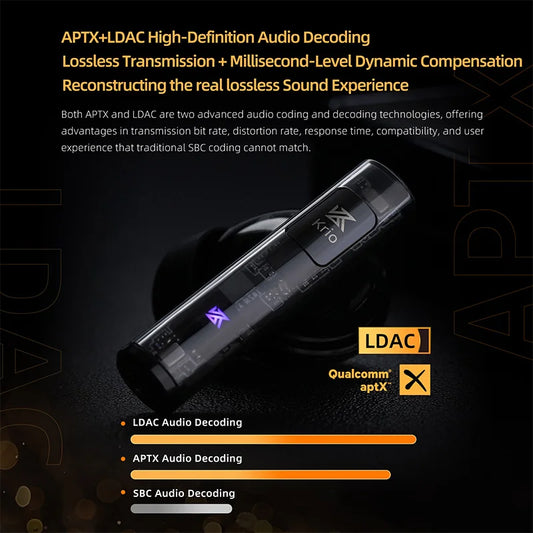 KZ Krio TWS Earbuds Bluetooth 6 Hybrid Microphones ANC LDAC APTX Dual Driver Lossless Earphones with Charging Case