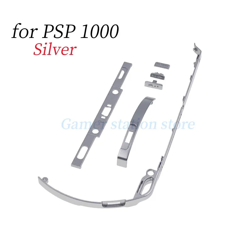 Plastic Button Frame For PSP1000 2000 3000 Silver Border Decorative Strip Housing Shell On/ OFF Power Button Gamepad Edge Switch